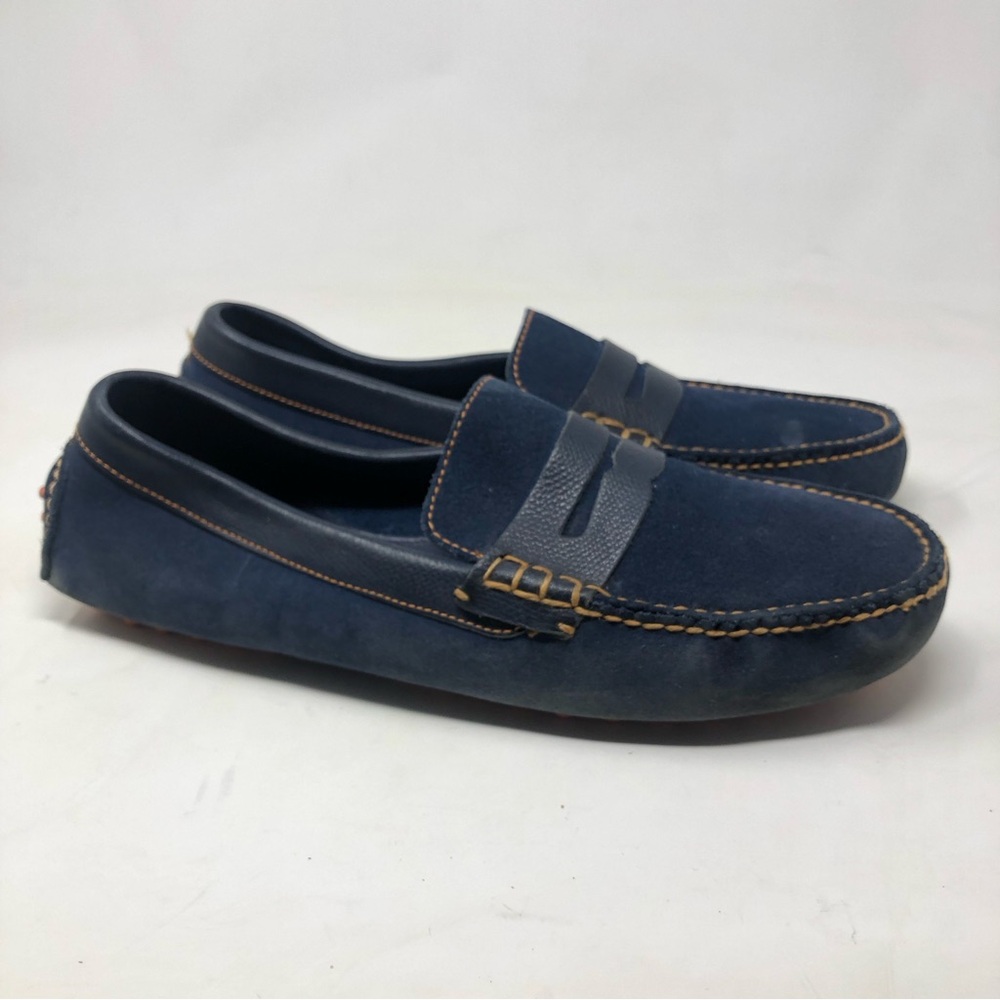 Cole Haan Men’s Blue Leather Driving Shoe Loafer Size 9 1/2M